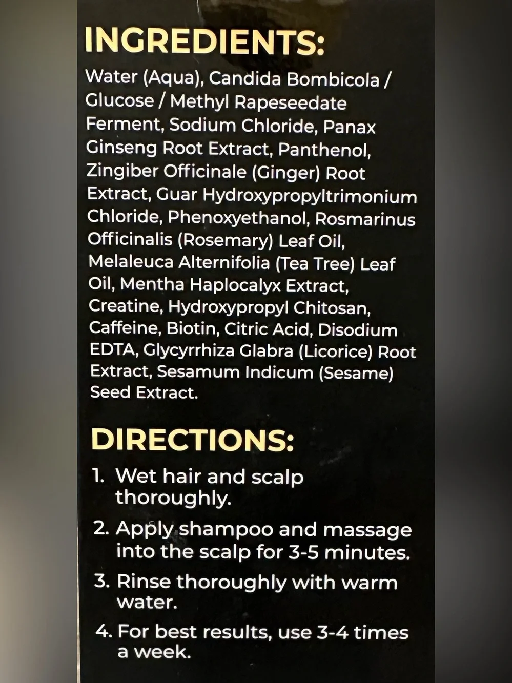 Root Activator Shampoo - NIP